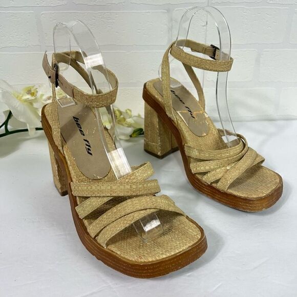 Y2K Bee Fly chunky heels size 7 - Picture 3 of 16